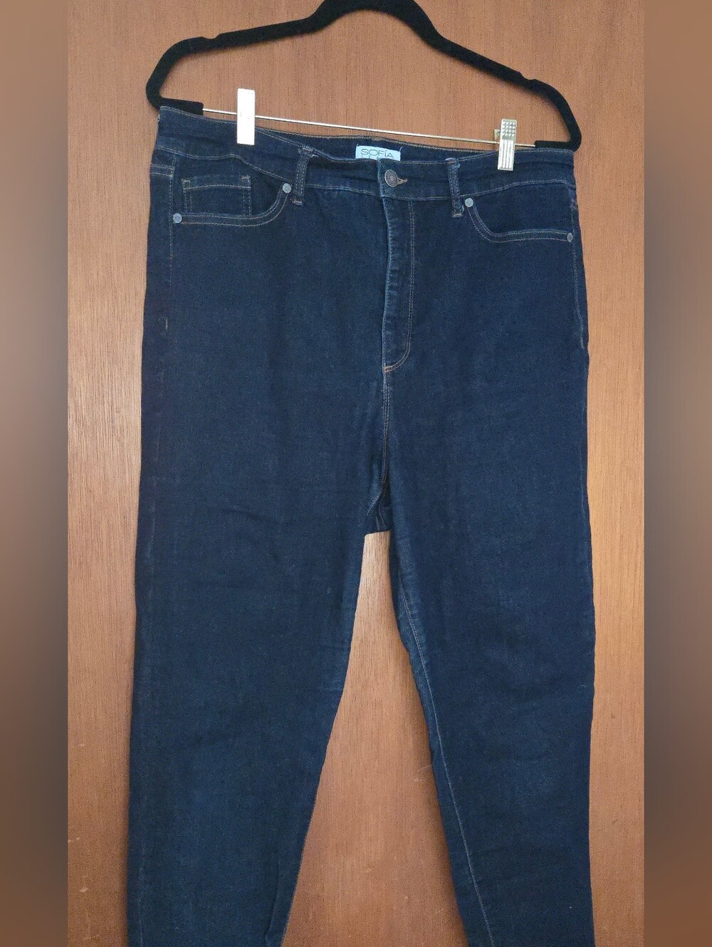 Sofia by Sofia Vergara Women's Slim/Skinny Dark Blue Jeans